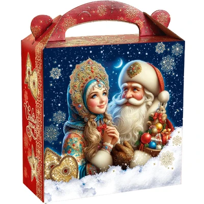 Новогодний подарок Сладкие мечты (плотный картон) 1000г 172у