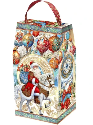 Новогодний подарок Волшебный всадник (картон премиум) 1500г 318у