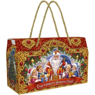 Новогодний подарок Ларец Добро (картон премиум) 2600г 343у