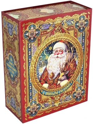 Новогодний подарок Суперкнига малая (картон премиум) 1100г 321у