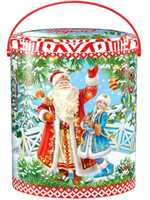 Новогодний подарок Зимнее торжество (жесть) 800г 244
