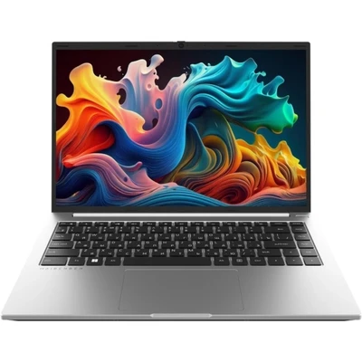 Maibenben S14B-R560UM 14.5" QHD IPS 120Hz Ryzen 5 6600H(3.3ГГц), 16Гб DDR5, SSD 512Гб, Radeon 660M, Linux, Silver (S14B-R560UMFQSLSRE0) 4788157
