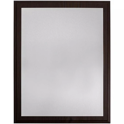 Плакетка Plaque XL, венге с серебристой пластиной 20456.10