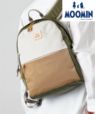 Рюкзак лёгкий водоотталкивающий MOOMIN, A4, 10 л, хаки 48342315