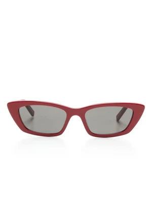 Saint Laurent Eyewear солнцезащитные очки «кошачий глаз» SL277, красный 15825278