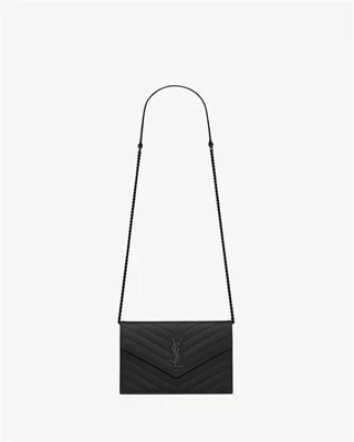 Сумка на цепочке с украшением CASSANDRE Saint Laurent, черный 35284027