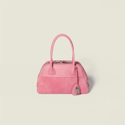 Сумка Vivant из кожи наппа MIU MIU, розовый 47374061