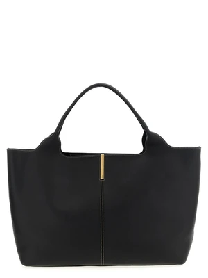 Средняя шоппер-сумка «EBR» TOD'S, черный 47340108