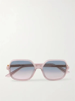 Круглые ацетатные солнцезащитные очки Judy Chloé Eyewear, розовый 47350084