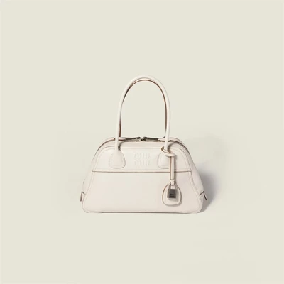 Сумка Vivant из кожи MIU MIU, белый 47373582