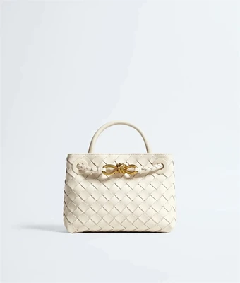 Мини Андиамо BOTTEGA VENETA, бежевый 47360131