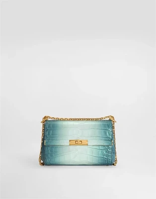 Сумка через плечо Marlene city mini из аллигатора DOLCE & GABBANA, мультицвет 47361669