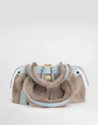 Сумка Vittoria на плечо из овчины и телячьей кожи DOLCE & GABBANA, мультицвет 47362429