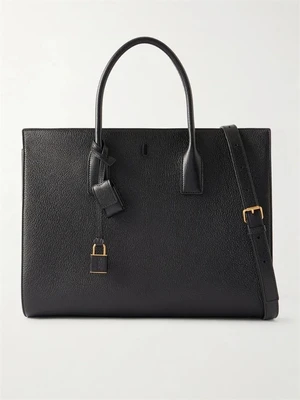Сумка через плечо из фактурной кожи SAINT LAURENT, черный 47345144