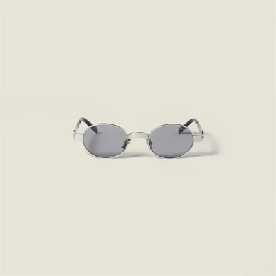 Солнцезащитные очки из коллекции MIU MIU Eyewear, серый 47369020