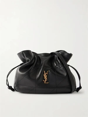 Сумка через плечо Jamie из стеганой кожи SAINT LAURENT, черный 47344631
