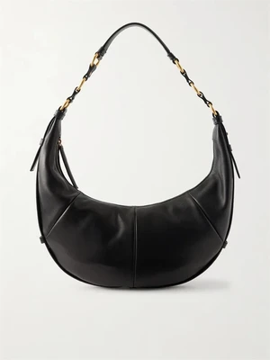 Кожаная сумка через плечо Saharienne SAINT LAURENT, черный 47346022