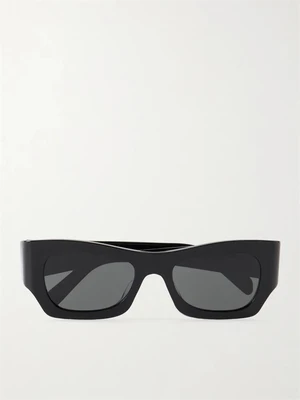 Квадратные солнцезащитные очки из ацетата CELINE EYEWEAR, черный 47348919