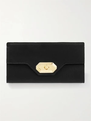 Приглашение, маленький атласный клатч Lanvin, черный 47324043