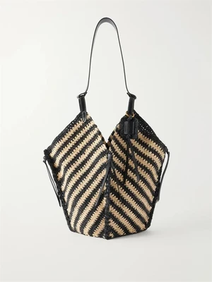 Сумка-тоут Tampa из рафии ISABEL MARANT, черный 47338703