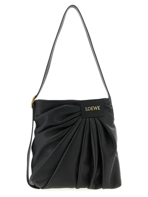 Сумка-тоут «Draped» на плечо LOEWE, черный 47339047
