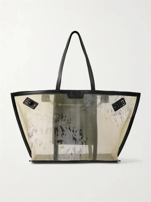 Сумка Days Carryall из сетки с принтом и отделкой кожей Proenza Schouler, прозрачный 47339203