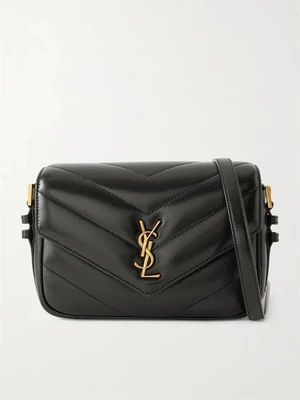 Сумка на плечо Loulou Toy из стеганой кожи SAINT LAURENT, черный 47344608