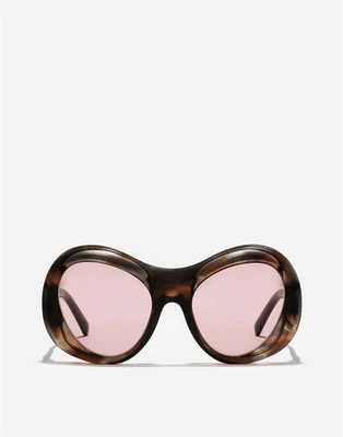 Солнцезащитные очки Re-Edition DOLCE & GABBANA, коричневый 47375729