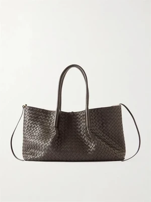 Средняя сумка-тоут Pinacoteca из плетеной кожи Intrecciato BOTTEGA VENETA, коричневый 47338422