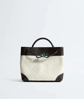 Маленькая Andiamo BOTTEGA VENETA, коричневый 47339402