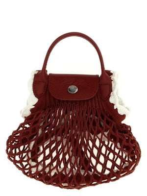 Сумка-кроссбоди из сетки «XS Le Pliage Filet» Longchamp, красный 47348540