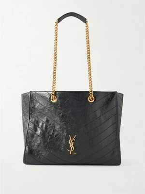 Niki сумка-тоут из текстурированной кожи SAINT LAURENT, черный 47338267