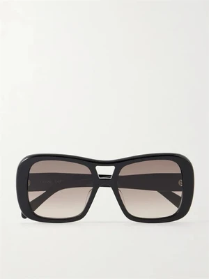 Солнцезащитные очки-авиаторы из ацетата CELINE EYEWEAR, черный 47349595