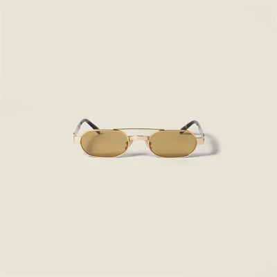 Солнцезащитные очки из коллекции MIU MIU Eyewear, коричневый 47373349