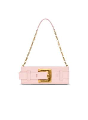 Клатч Anthem из гладкой кожи BALMAIN, розовый 47376915
