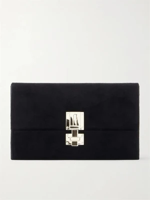 Бархатный клатч TOM FORD, черный 47323873