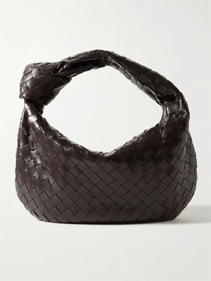 Сумка-тоут Jodie Teen Intrecciato из кожи BOTTEGA VENETA, коричневый 47338243