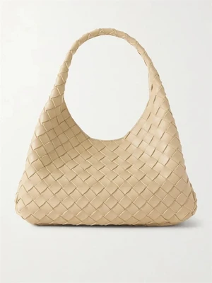 Кожаная сумка-тоут Campana intrecciato BOTTEGA VENETA, бежевый 47338424