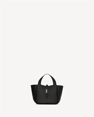 LE 5 À 7 BABY BEA из зернистой кожи SAINT LAURENT, черный 47339602