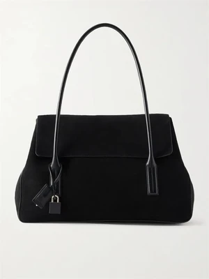 Замшевая наплечная сумка TOM FORD, черный 47345057