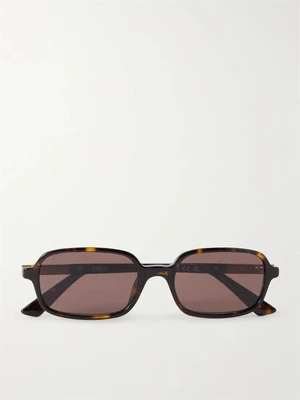 Прямоугольные солнцезащитные очки Judy из ацетата черепахового цвета Chloé Eyewear, коричневый 47348989