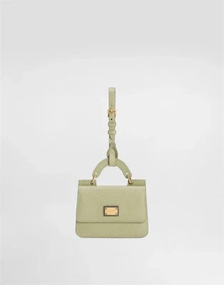 Кардхолдер из телячьей кожи Dauphine DOLCE & GABBANA, зеленый 47370711