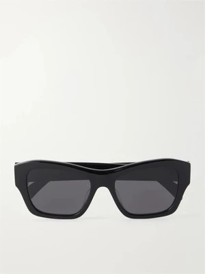 Квадратные ацетатные солнцезащитные очки Triomphe CELINE EYEWEAR, черный 47349373