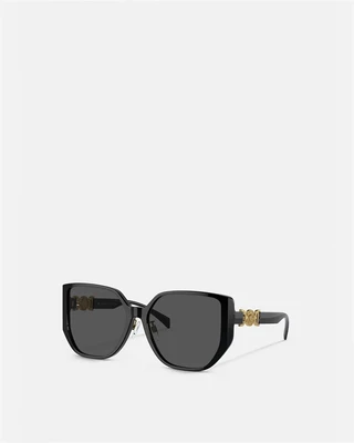 Солнцезащитные очки Medusa '95 VERSACE, черный 47362831