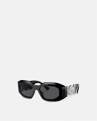 Солнцезащитные очки Maxi Medusa Biggie VERSACE, черный 47365337