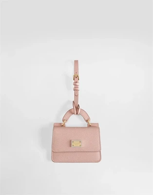 Держатель для карт из телячьей кожи Dauphine DOLCE & GABBANA, розовый 47370712