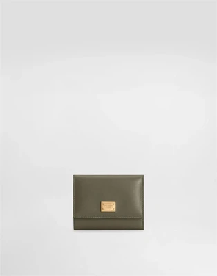 Кошелек из телячьей кожи plongé DOLCE & GABBANA, зеленый 47370977