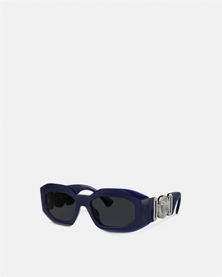 Солнцезащитные очки Maxi Medusa Biggie VERSACE, синий 47371480