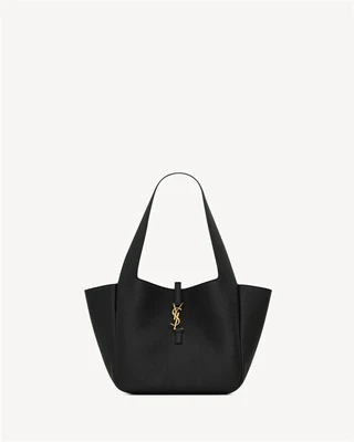 LE 5 À 7 SMALL BEA из зернистой кожи SAINT LAURENT, черный 47339759