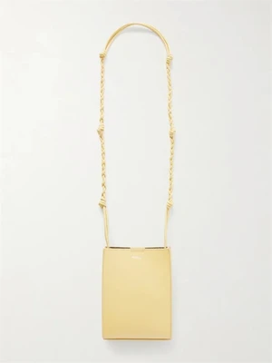 Кожаная сумка-мешок Tangle JIL SANDER, желтый 47347028